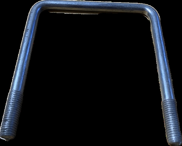 U-bygel 100x100 mm, elförzinkad 10 mm