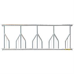 Kyrkbänksgrindar i 2" längd: 3–6 m, höjd: 1,03 m