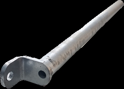 Ändförlängare till 1½" rör, längd: 75 cm. 