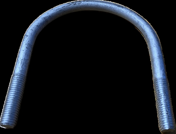 U-bygel 3" 10 mm varmförzinkad H:114 mm