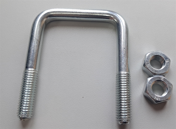 U-bygel 50x50x10 mm. elförzinkad H: 70 mm.
