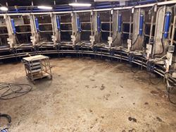 1 st. begagnad DeLaval/SAC mjölkningskarusell, 24 platser. 
