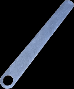 Teleskopplattjärn för 1½" grind