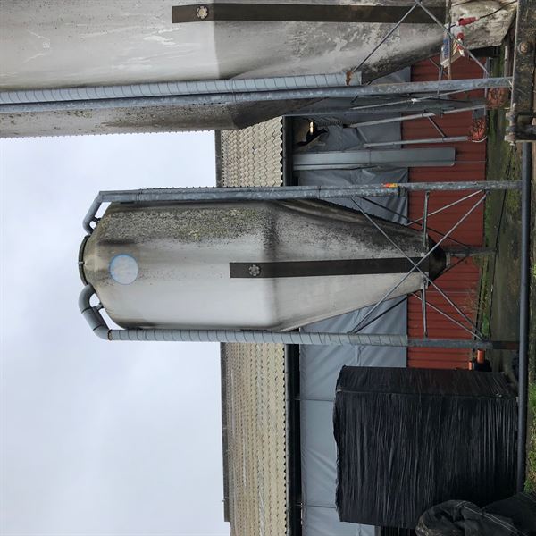 1 stk. brugt MHJ glasfibersilo 