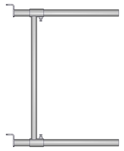 Förlängningsdel till fångstgrind, längd: 75 cm. (Jourdain)