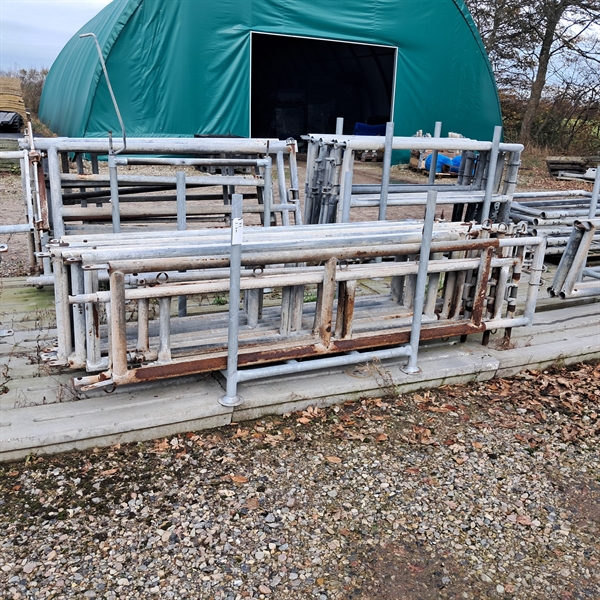 Begagnade 2-rörsgrindar med utdrag, längd: 2–3 m R3