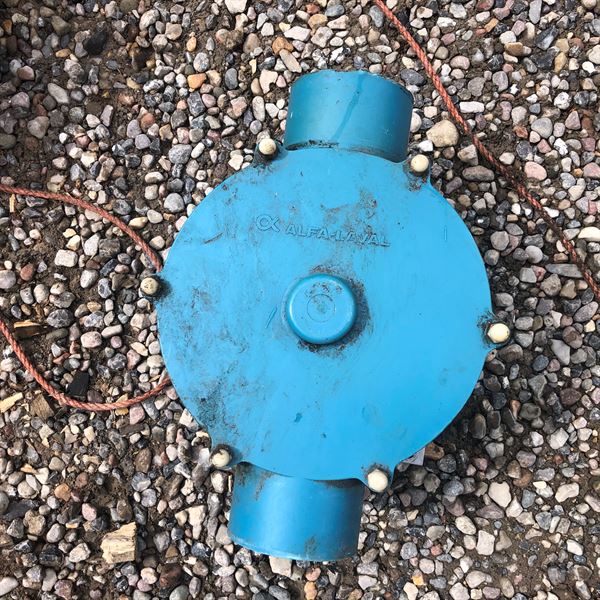 28 stk brugte Alfa Laval foderautomater & 5 stk brugte foderkrybber